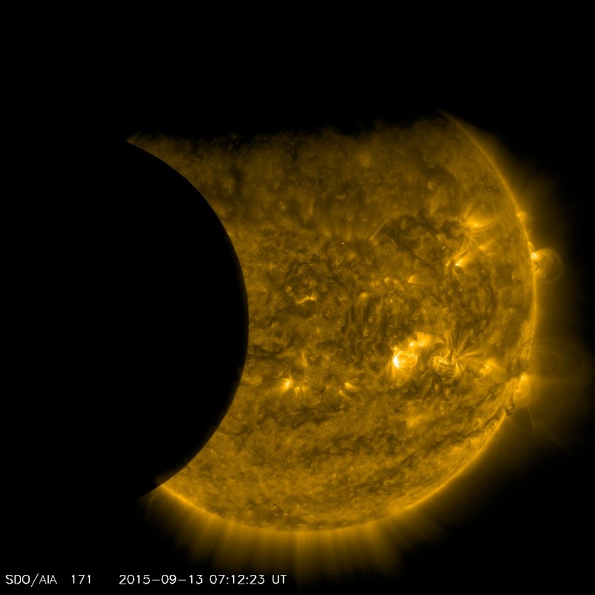 SDO partial solar eclipse