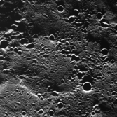 MESSENGER view of terrain near Mercury's north pole