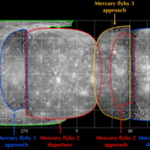Map of Mercury after MESSENGER's third flyby