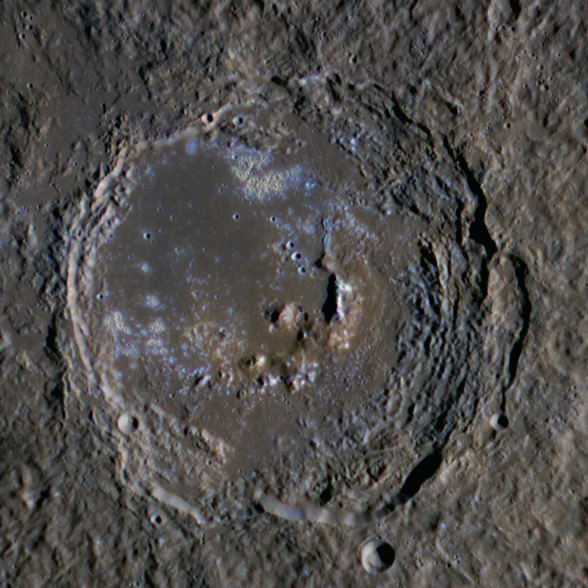 MESSENGER view of the crater Zeami