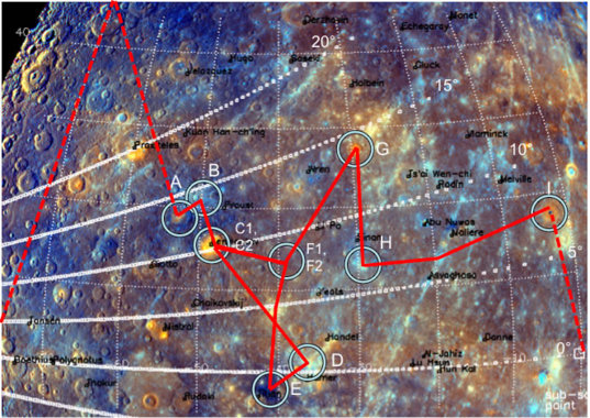 Targeted observations during the third MESSENGER flyby of Mercury