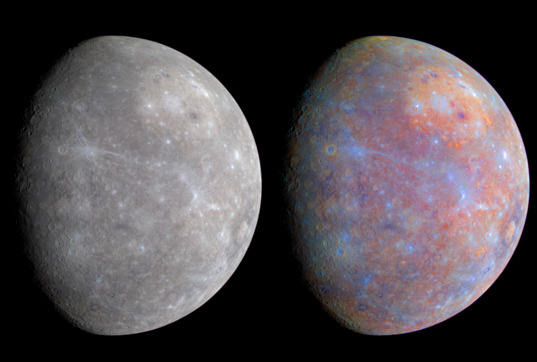 Mercury's colors