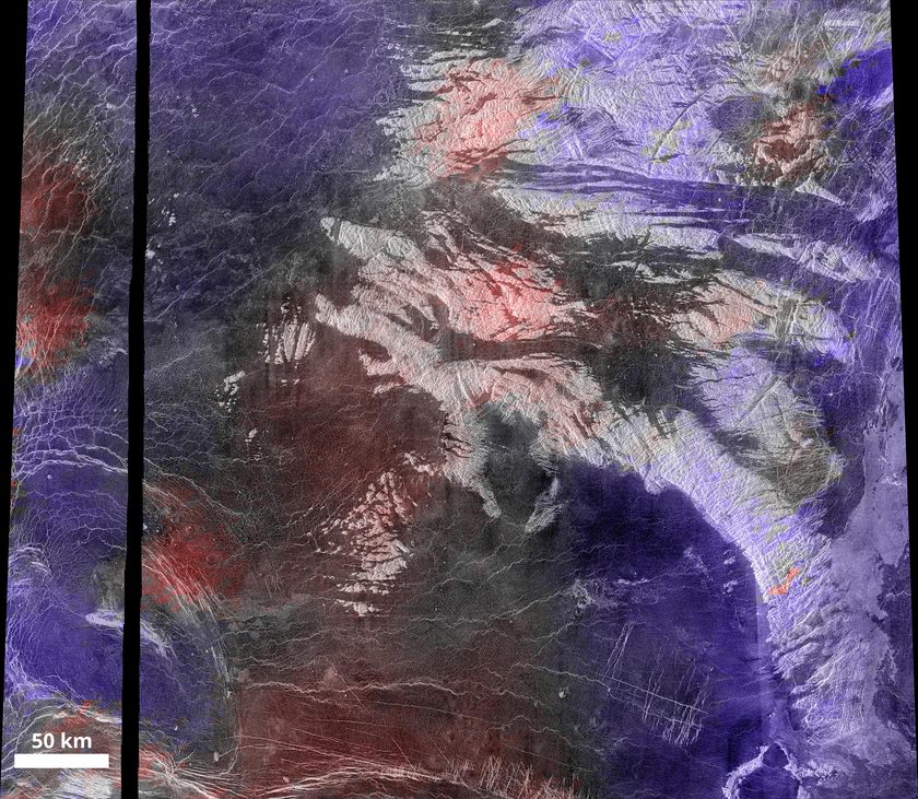 Colorized topographic data overlaid tessera terrain image