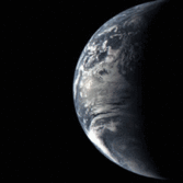 MESSENGER's receding view of Earth (movie)