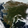 Rare cloud-free view of Alaska from Terra MODIS