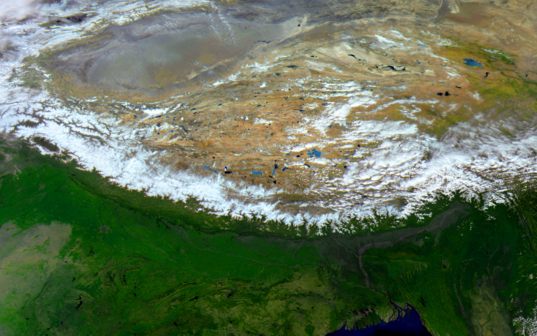 Himalayas from Elektro-L