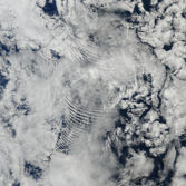 Cloud ripples from MODIS Terra