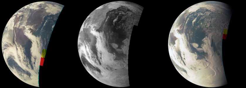 Views of Earth from Juno
