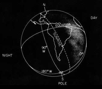 Context for Surveyor 3's photo of Earth from the lunar surface