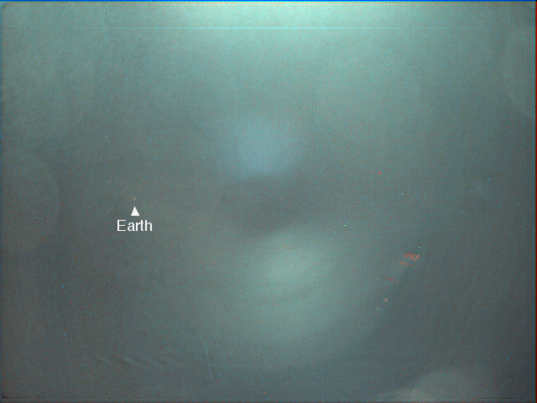 Earth Seen From Mars