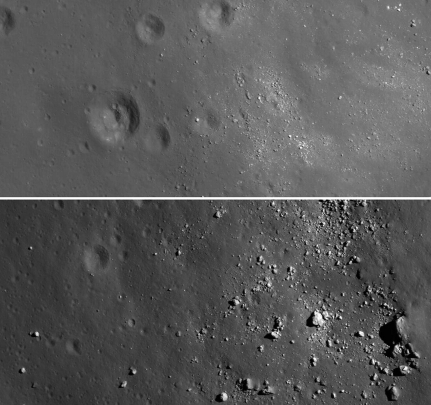 Tsiolkovsky Crater Extreme Close-Up