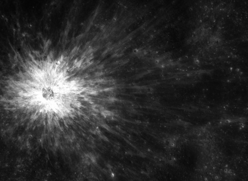 Bright Ejecta in Mare Marginis