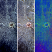 Multispectral views of Giordano Bruno from M3