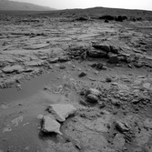 The view from John Klein, Curiosity sol 168 (3D)