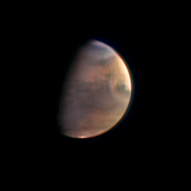 Mars Express approaches Mars, December 1, 2003