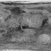 Global map of Mars from Mariner 9 data (1971)