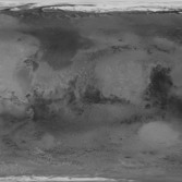 Viking Orbiter map of Mars (1975)