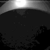 Rear hazcam view from Curiosity, end of sol 0 (stretched)