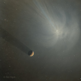 Comet encounter with Mars