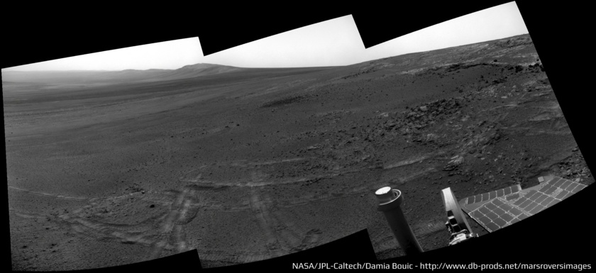 Opportunity Navcam pan, sol 3308 (May 15, 2013)