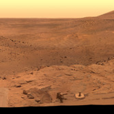 West Valley panorama, Spirit sol 1,366-1,369