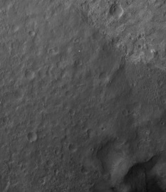 3D view of Curiosity's landing site from HiRISE