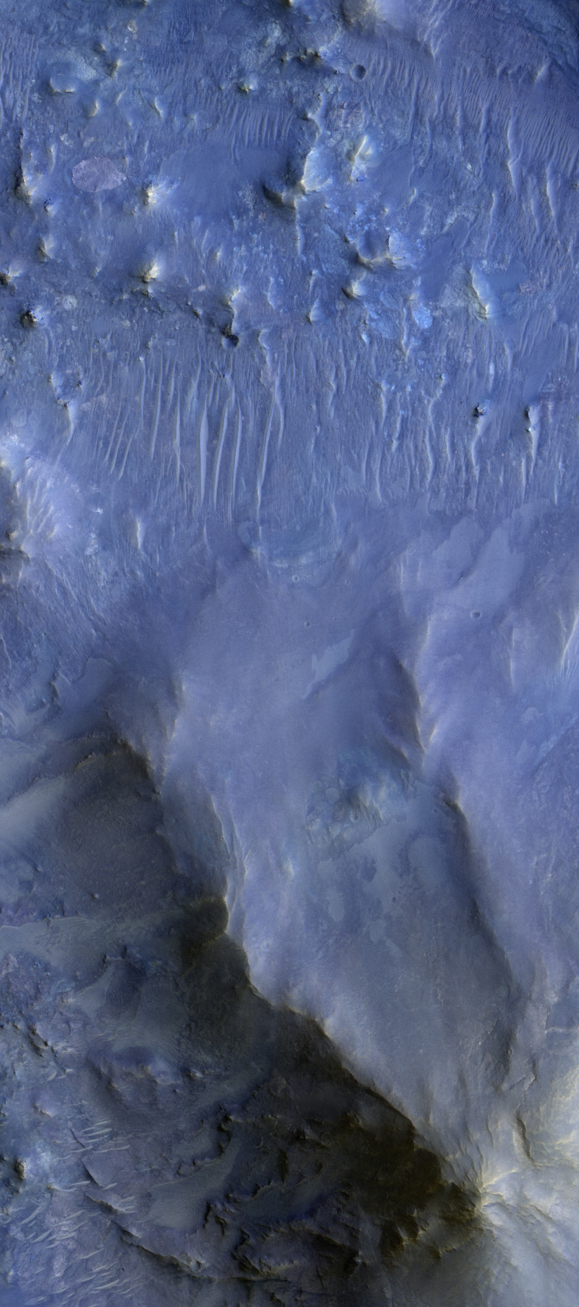 Martian Crater Rich in Opal