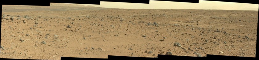 Rocky landscape approaching Waypoint 2, Curiosity sol 429
