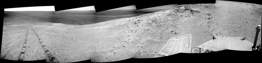 The View from Murray Ridge (Opportunity sol 3485)