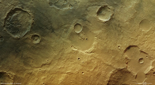 Highlands near Tagus Valles - ancient evidence for water in a Martian desert