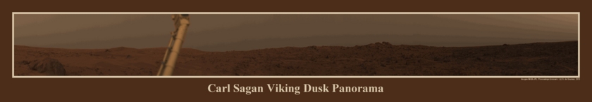 Carl Sagan Viking dust panorama