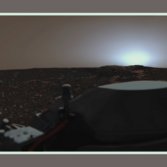 Sunset over the Viking Lander