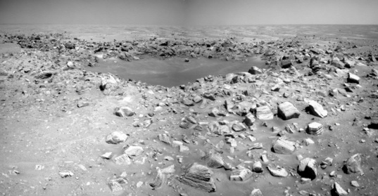 Concepcion crater, Opportunity sol 2138