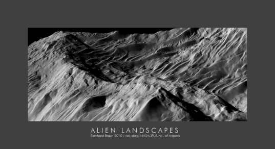 Martian landscape from photoclinometry