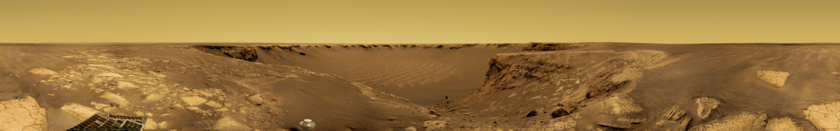 Opportunity postcard from Victoria crater, sols 1175-1183