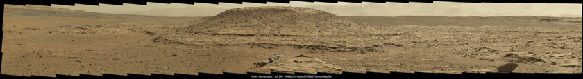 Mount Remarkable, the Kimberley, Mars (Curiosity sol 595)