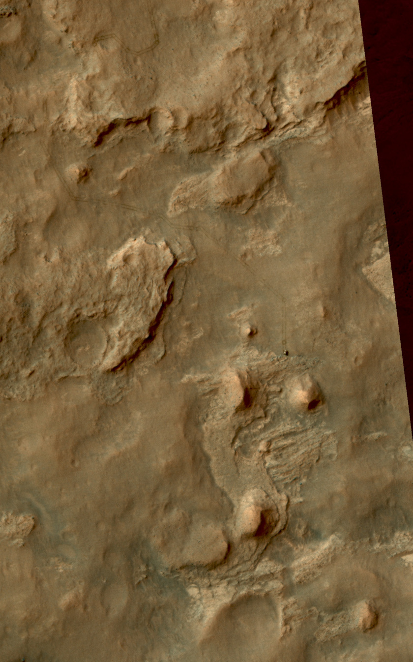 Curiosity at the north edge of the Kimberley, sol 581