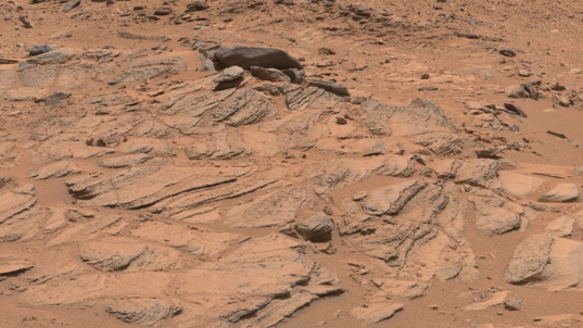 Shaler outcrop, Curiosity sol 316