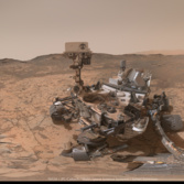 Curiosity self-portrait at Pahrump Hills, sol 868-884