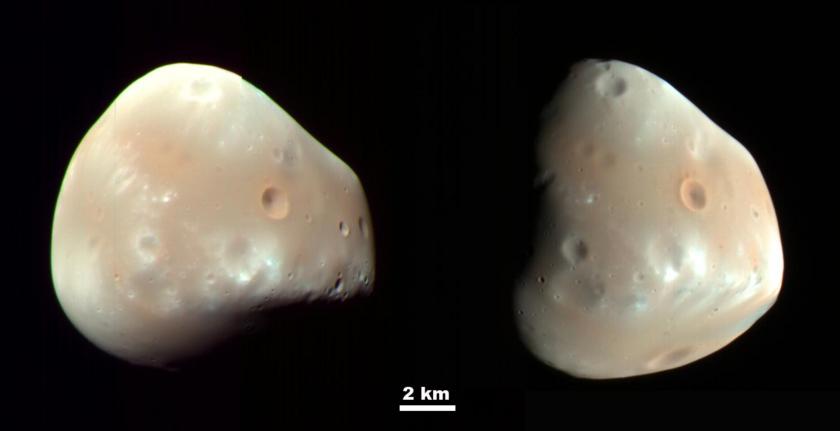 Deimos as viewed by Mars Reconnaissance Orbiter