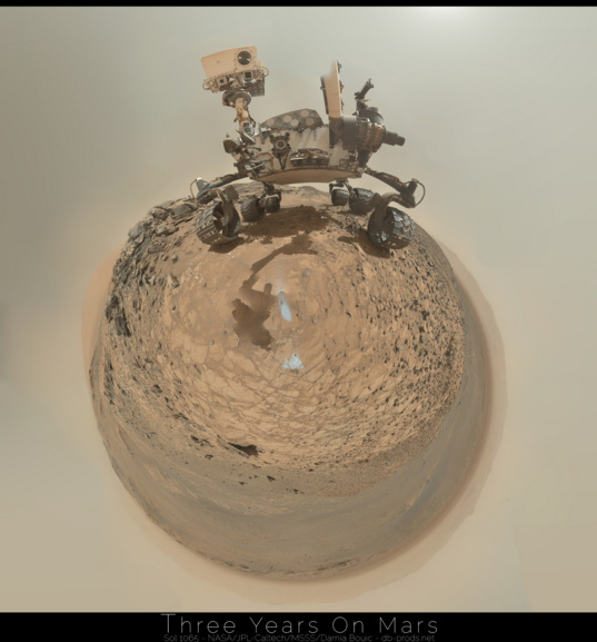 Curiosity self-portrait, sol 1065