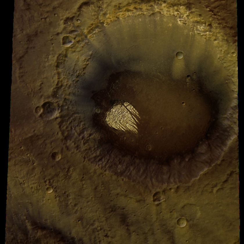 White Rock from Mars Express: color view