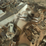 Curiosity's dirty deck, sol 1197