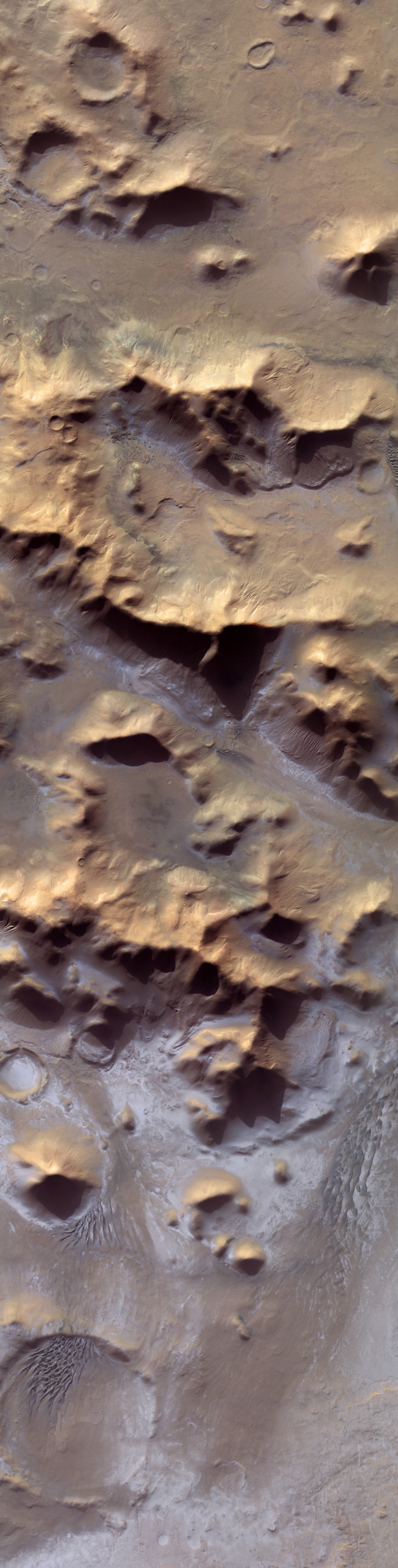 Frost in the Hellespontus Montes, Mars