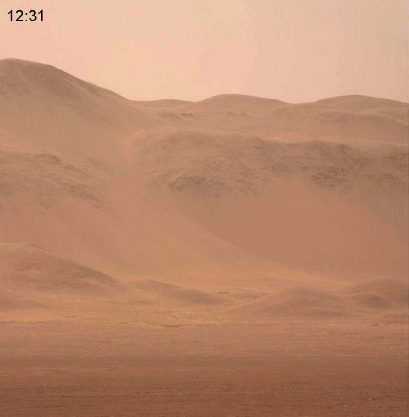 Before & after: Changing lighting conditions on Gale crater's rim