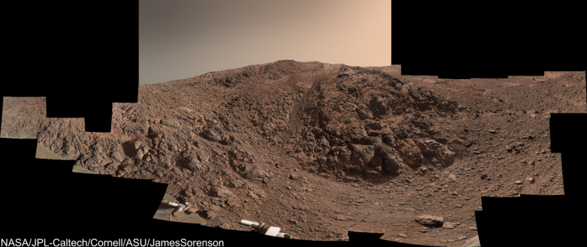 MERB Opportunity Knudsen Ridge Panorama