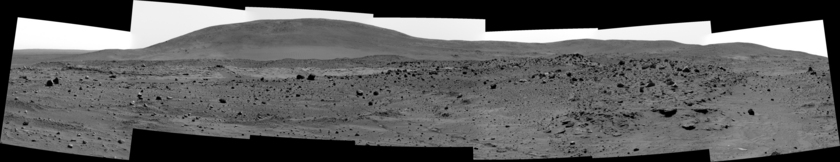 Spirit Panorama from Low Ridge Haven, sol 811