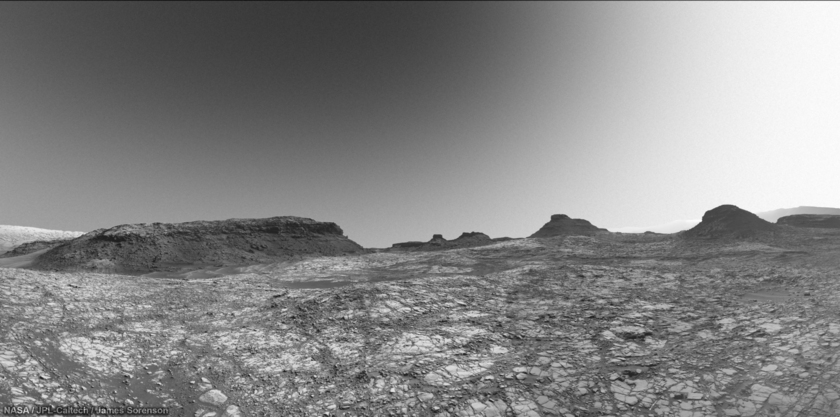 Murray Buttes, Curiosity sol 1414