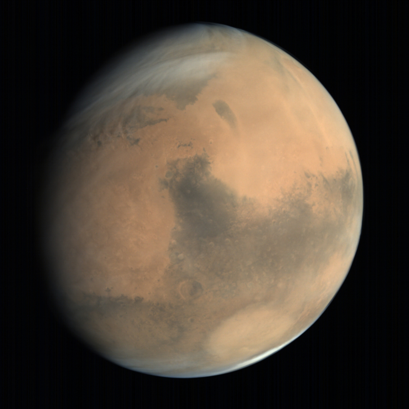 Global view of Mars from MOM: Syrtis Major and Hellas #2