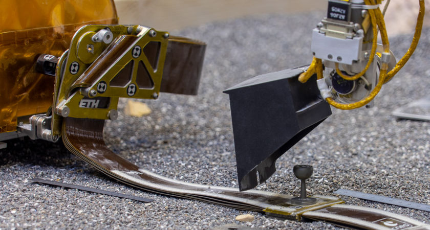 InSight tether pinning mass adjustment test